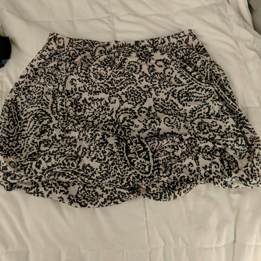 J. Crew Paisley bubble skirt